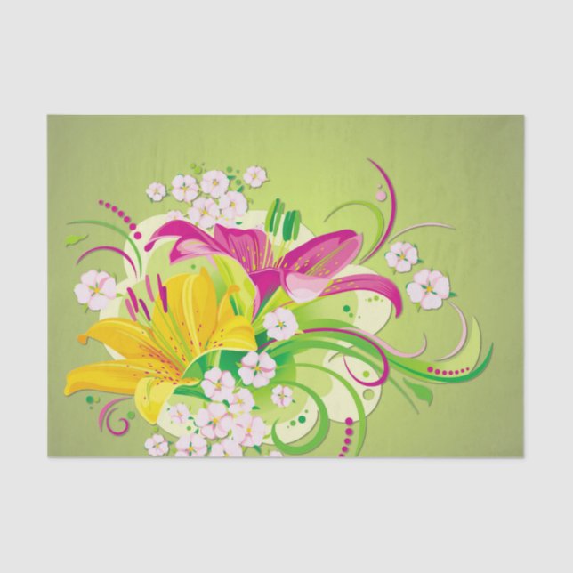 The Flower Garden Tissue Paper (Front)