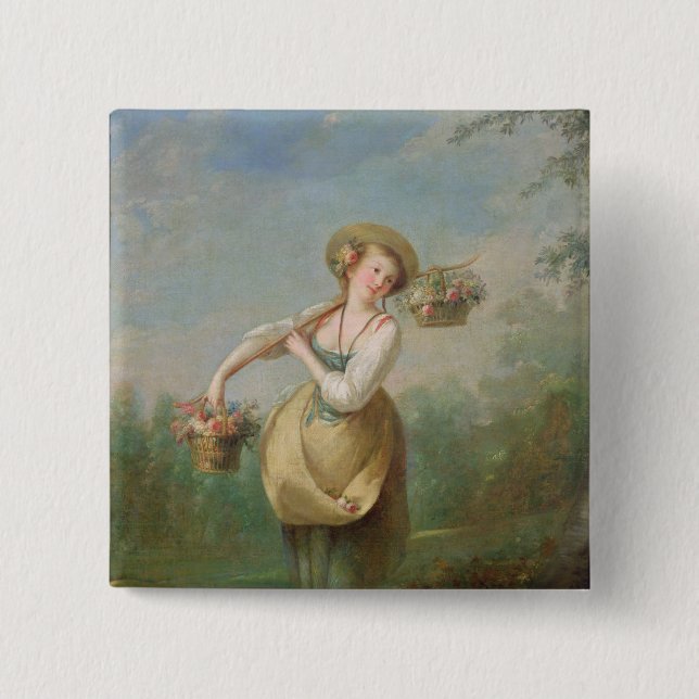 The Flower Girl Button (Front)