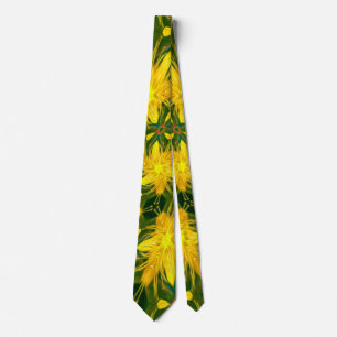 The flower in june neck tie