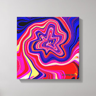 The flower in my garden canvas print