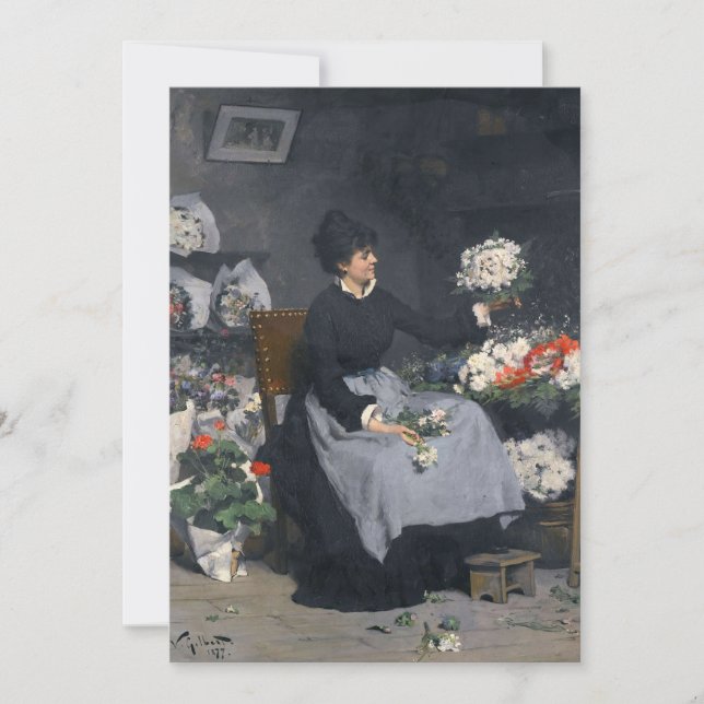 The Flower Merchant | Victor Gabriel Gilbert (Front)