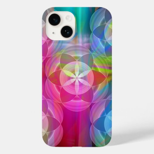 The Flower of Life Geometric Patterns Case_Mate iPhone 14 Case