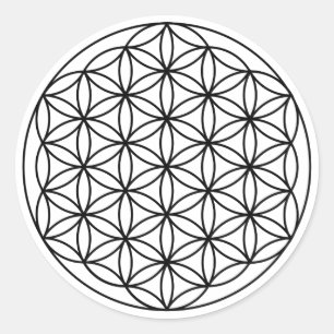 The Flower of Life Manifestation Stickers 6 ct.