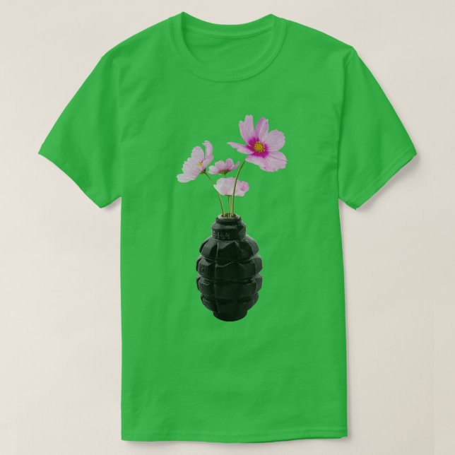 the flower of peace design sticker T-Shirt (Design Front)