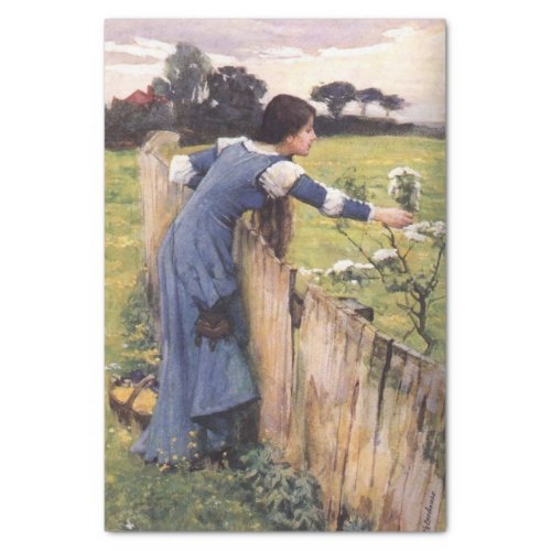 The Flower Picker by John William Waterhouse Tissue Paper