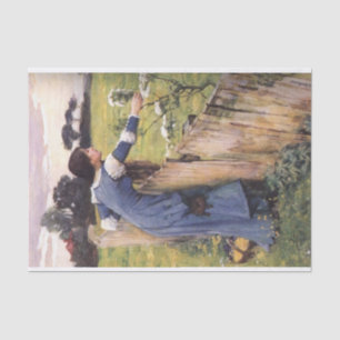 The Flower Picker, by John William Waterhouse Tissue Paper