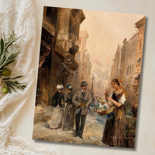 The Flower Seller – Emil Barbarini Postcard (Creator Uploaded)