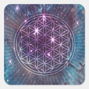 The Flower Square Sticker