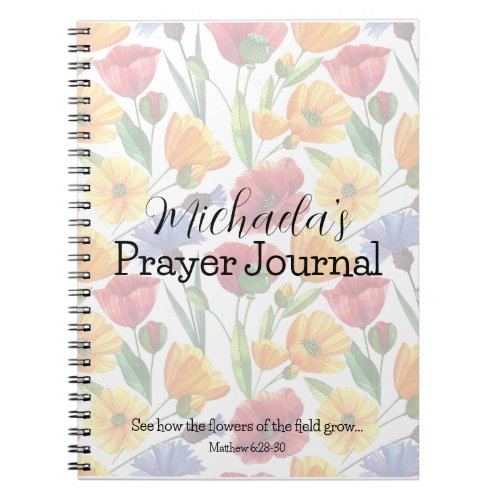 The Flowers of the Field Prayer Journal