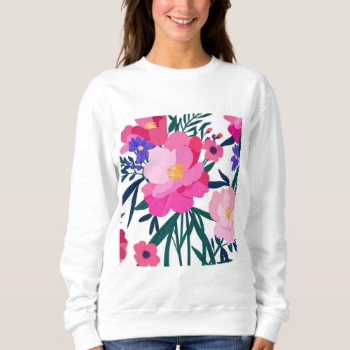 the flowers sweatshirt