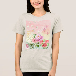 The flowers Tri-Blend shirt