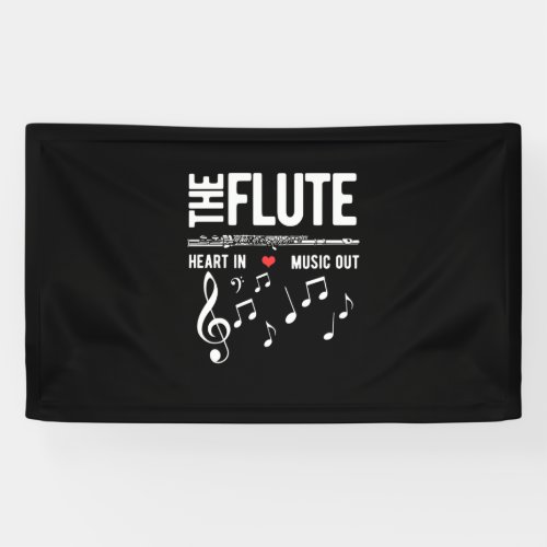 The Flute Heart In Music Out Banner