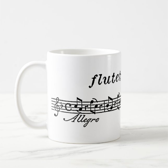 The flutetunes.com Logo Coffee Mug (Left)