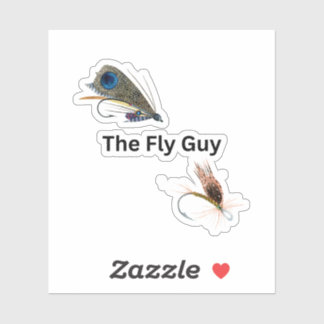 The Fly Guy. Fly Fishing, Fishermen, Sportsmen Sticker