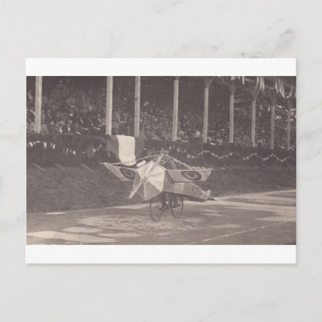 The Flying Bicycle Postcard (Front)