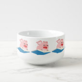 The Flying Book and Cartoon Pig Soup Mug (Front)