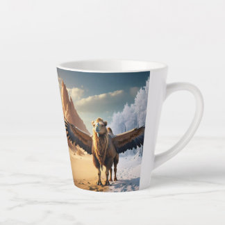The flying camel Latte Mug