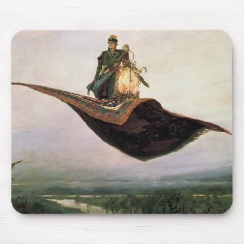 The Flying Carpet by Viktor Vasnetsov 1880 Mouse Pad