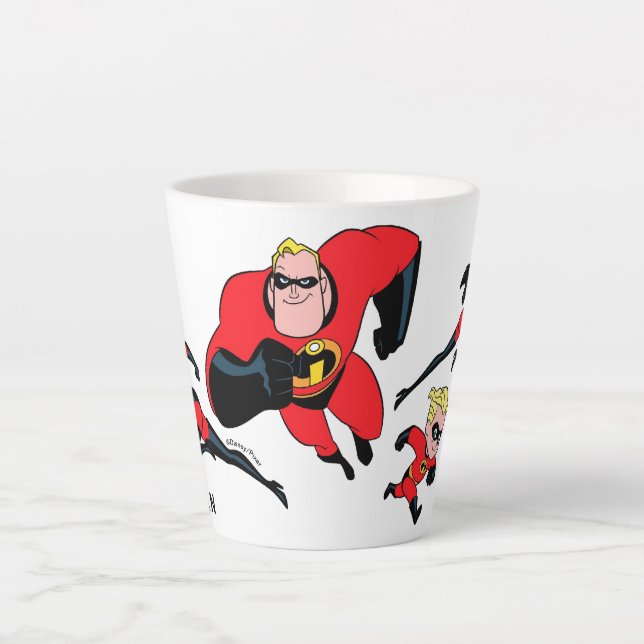 The Flying Incredibles Disney Latte Mug (Front)