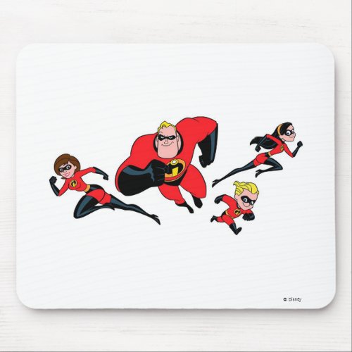 The Flying Incredibles Disney Mouse Pad