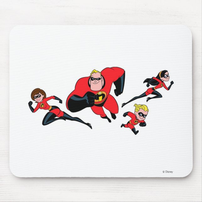 The Flying Incredibles Disney Mouse Pad (Front)