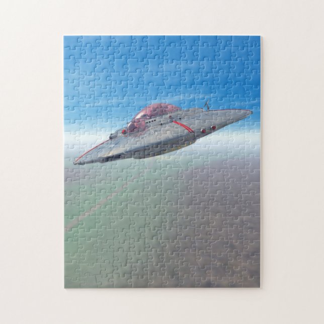 The Flying Saucer Jigsaw Puzzle (Vertical)