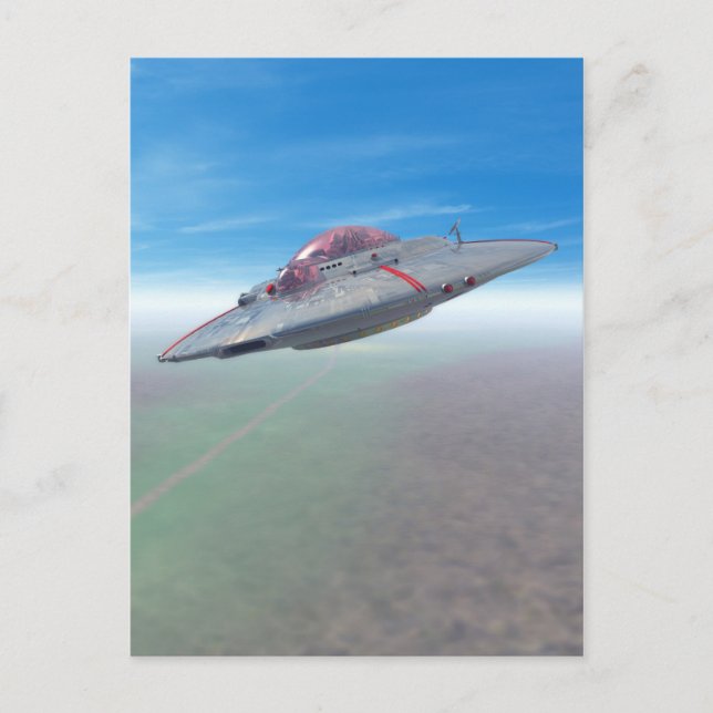 The Flying Saucer Postcard (Front)