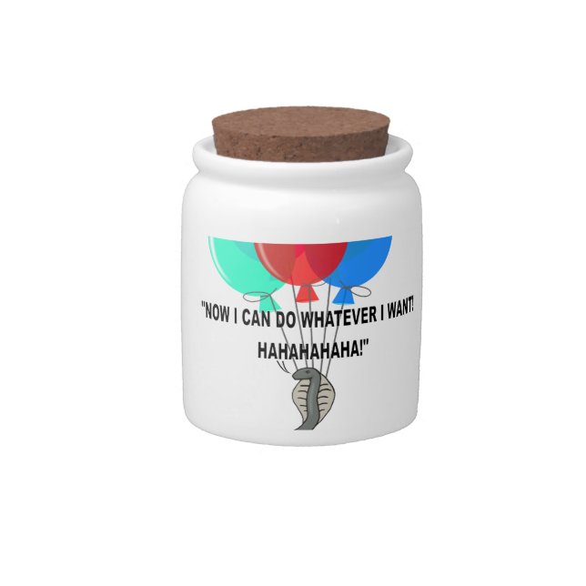 The Flying Snake Candy Jar (Front)