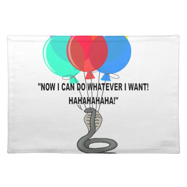 The Flying Snake Cloth Placemat (Front)