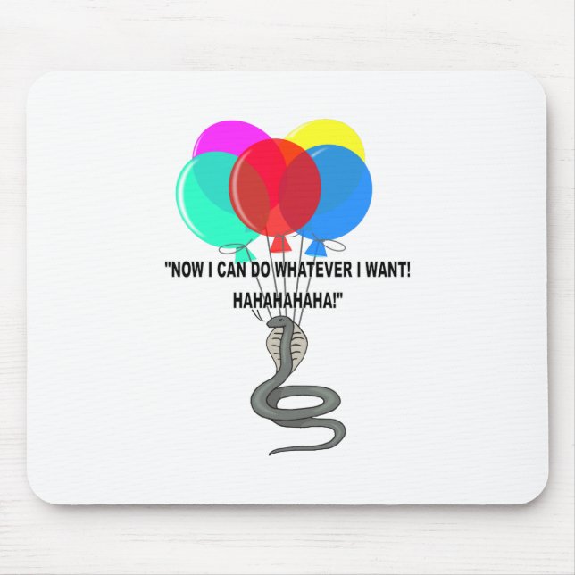 The Flying Snake Mouse Pad (Front)