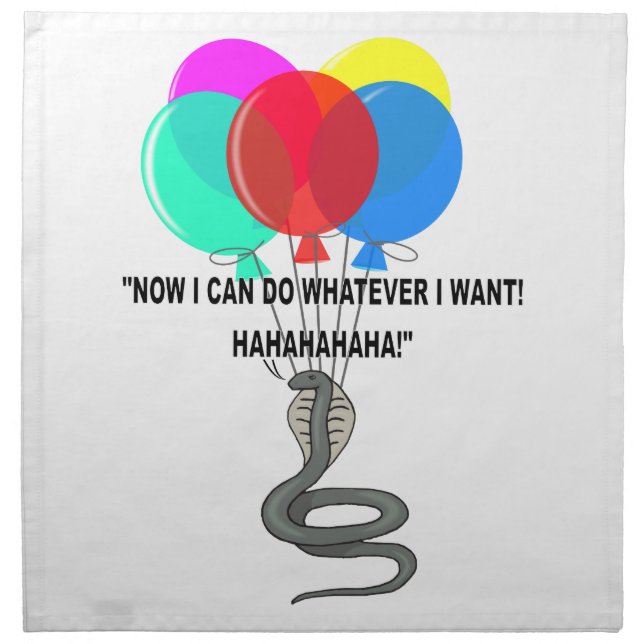 The Flying Snake Napkin (Front)