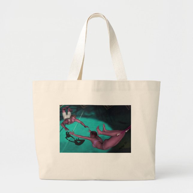 The Flying Trapeze Large Tote Bag (Front)