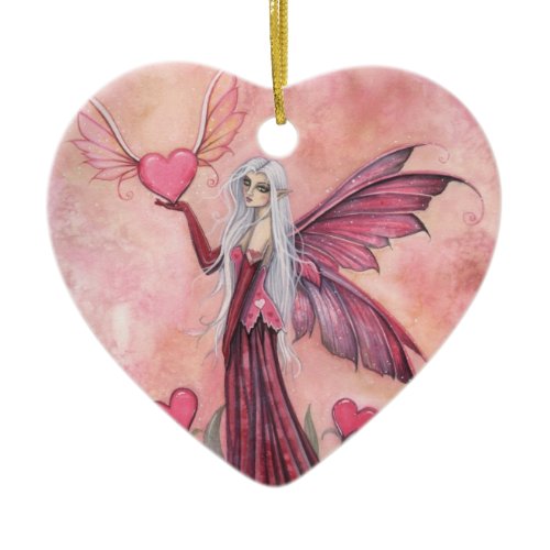 The Flying Valentine Fairy Heart Ornament