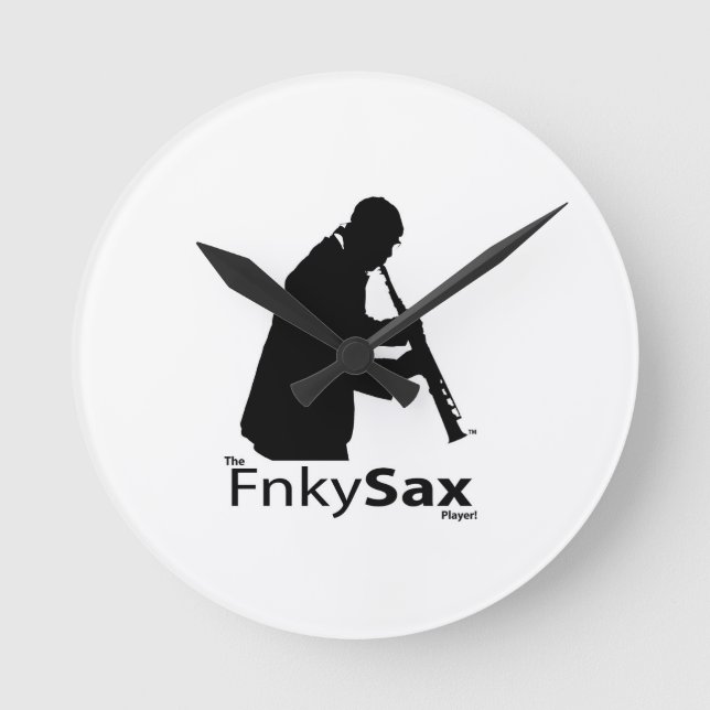 The FnkySax Player Wall Clock (Front)