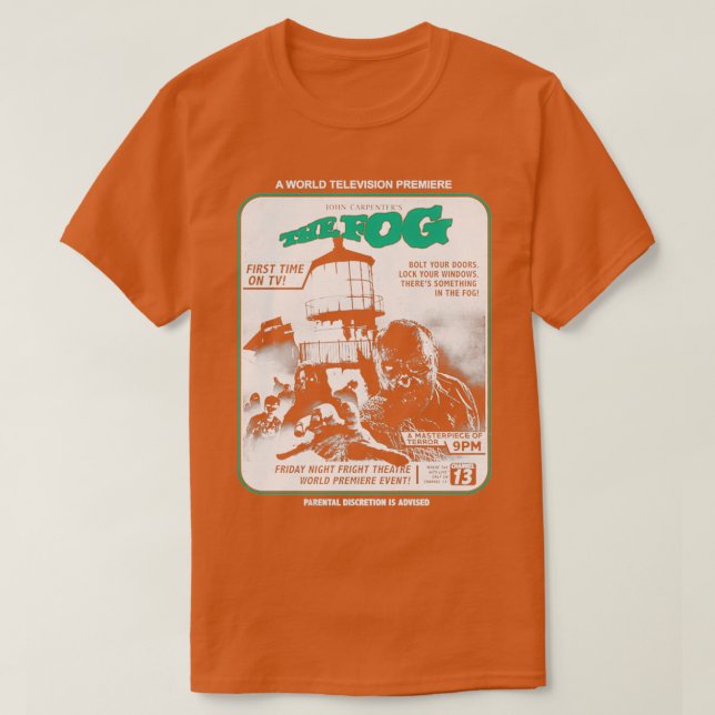 The Fog Horror  T-Shirt (Design Front)
