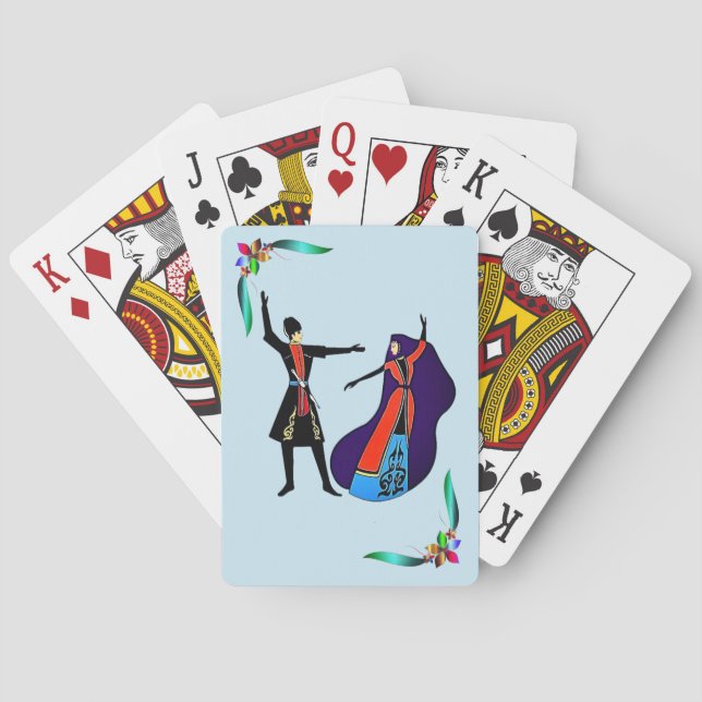 The Folk Dancers Playing Cards (Back)