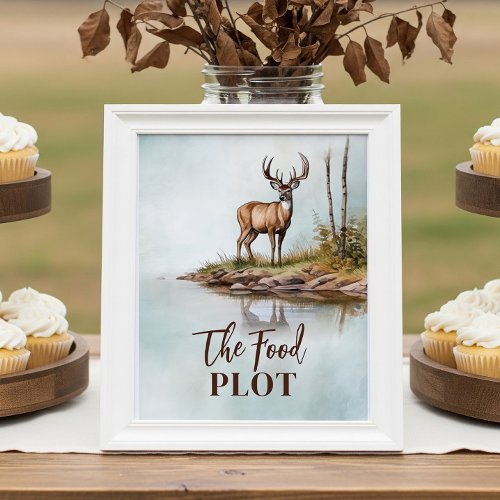 The Food Plot Hunting Party Food Table Sign The Food Plot Hunting Party Food Table Sign