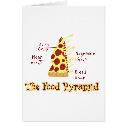 The Food Pyramid Explained Cards (Front)