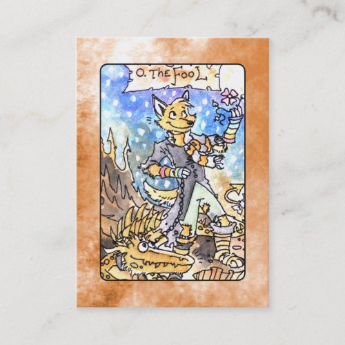 The Fool Tarot Business Card