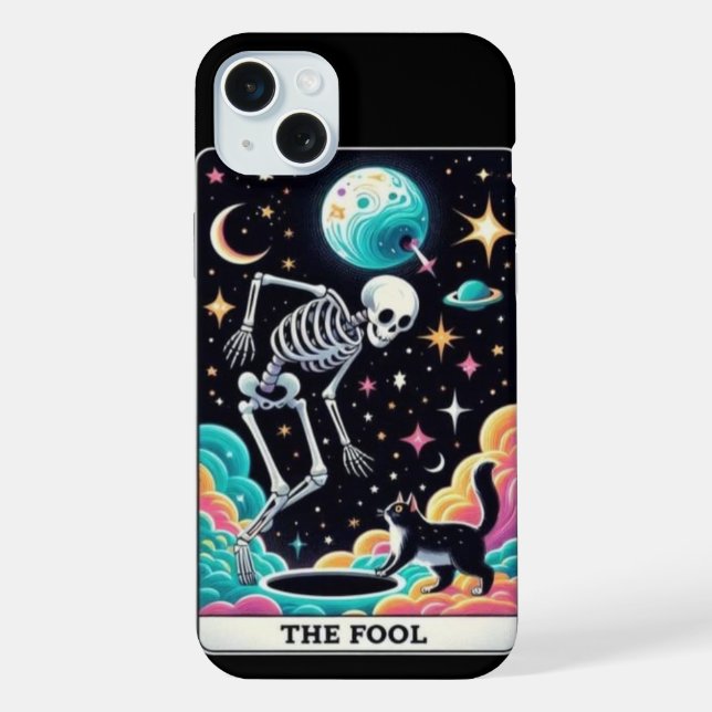 The Fool Tarot Card Collection Iphone Case (Back)