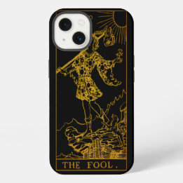 The Fool Tarot Card | Gold And Black | iPhone 13 Case