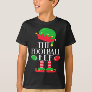 The Football Elf Christmas Party Pajama Costume T-Shirt