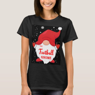 The Football Gnome Matching Family Christmas Pajam T-Shirt