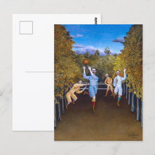 The Football Players Henri Rousseau Postcard