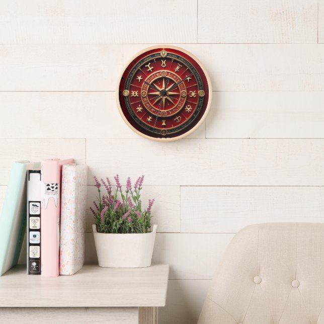  'The Forbidden Law of the Zodiac' Clock (Reading Room)