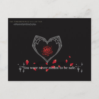 The Forbidden Rose: Never Safe Postcard