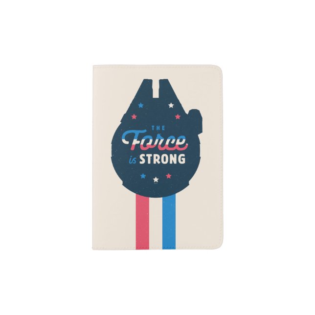 The Force Is Strong - Millennium Falcon Passport Holder (Front)