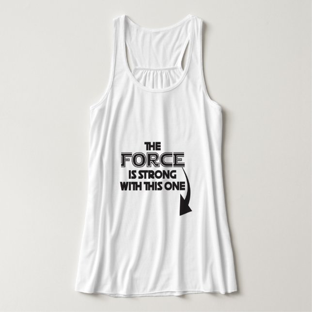 The FORCE Maternity Tank Top (Design Front)