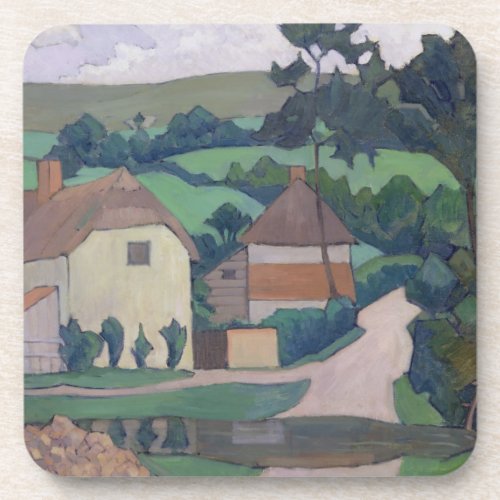 The Ford oil on canvas Drink Coaster