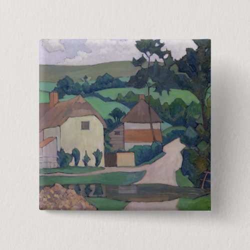 The Ford oil on canvas Pinback Button